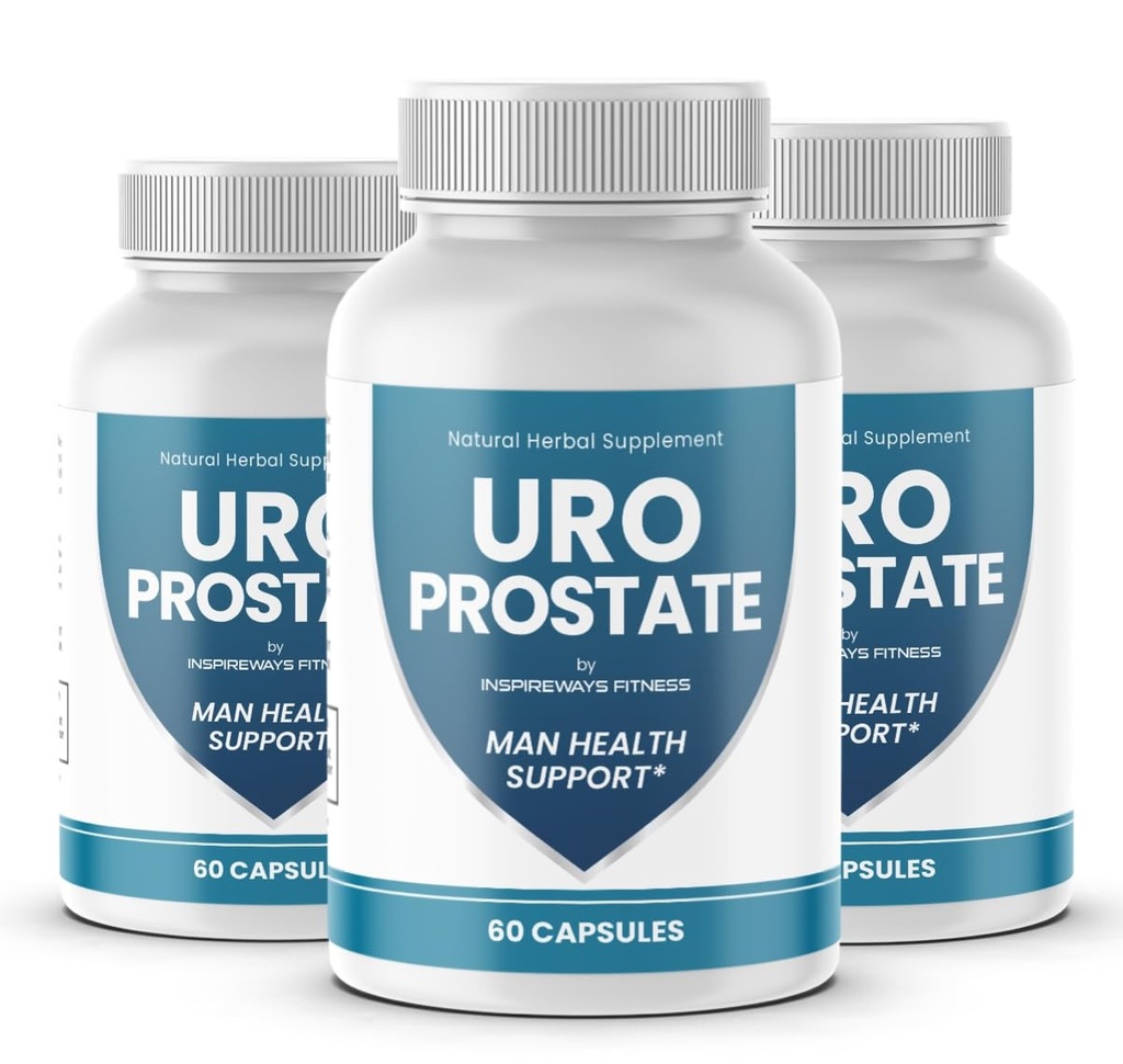 URO Natural Prostatic Support for Men - Promote Healthy Prostatic Function - Support Healthy Fluid Control Valve (180-Capsule)