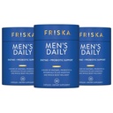 FRISKA Men’s Daily Digestive Enzyme and Probiotics Supplement, Natürliche Unterstützung für männliche Verdauungsgesundheit, Bloating, Gas, Verdauungshilfe, unterstützt Gut Health, Lactase und B-Vitamins, 90 Kapseln