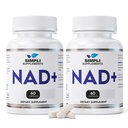 NAD Supplement for Anti-Aging and Cell Regeneration | NAD Booster 500mg Per Serving | NMN Supplement Alternative | Similar to Nicotinamide Riboside | 120 Capsules (2 Month Supply)