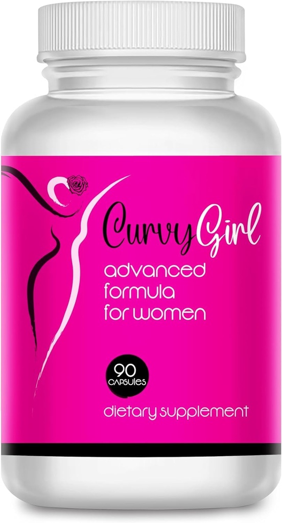 Curvy Girl- Weibliche Gewichtszunahme Pillen- Hüfte und Brust Enhancement für Frauen- Holen Sie Ihre Kurven schnell- Füllen Sie Ihre Jeans und Fit in diesem Swimsuit ohne Chirurgie oder Padding- 90 Kapseln