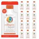 Youtheory Collagen Liquid for Hair Skin and Nails with Collagen Peptides and Amino Acids, Gluten Free Drinkable Supplement, Berry Flavor, 12 Single Serving Packets (Pack of 2)