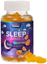 Supplemento 6mg - Gomma Melatonina senza zucchero per adulti, Gomma naturale Zero Sugar Sleeping per adulti, Bambini, Arancio aromatizzato, Vegan, Supporto di vitamina di sonno ad alta resistenza - 60 Gummies