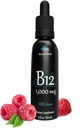 B12 1000 mcg, 2oz 120 Servierungen, Himbeer Geschmack, Methylcobalamin Sublingual Drops