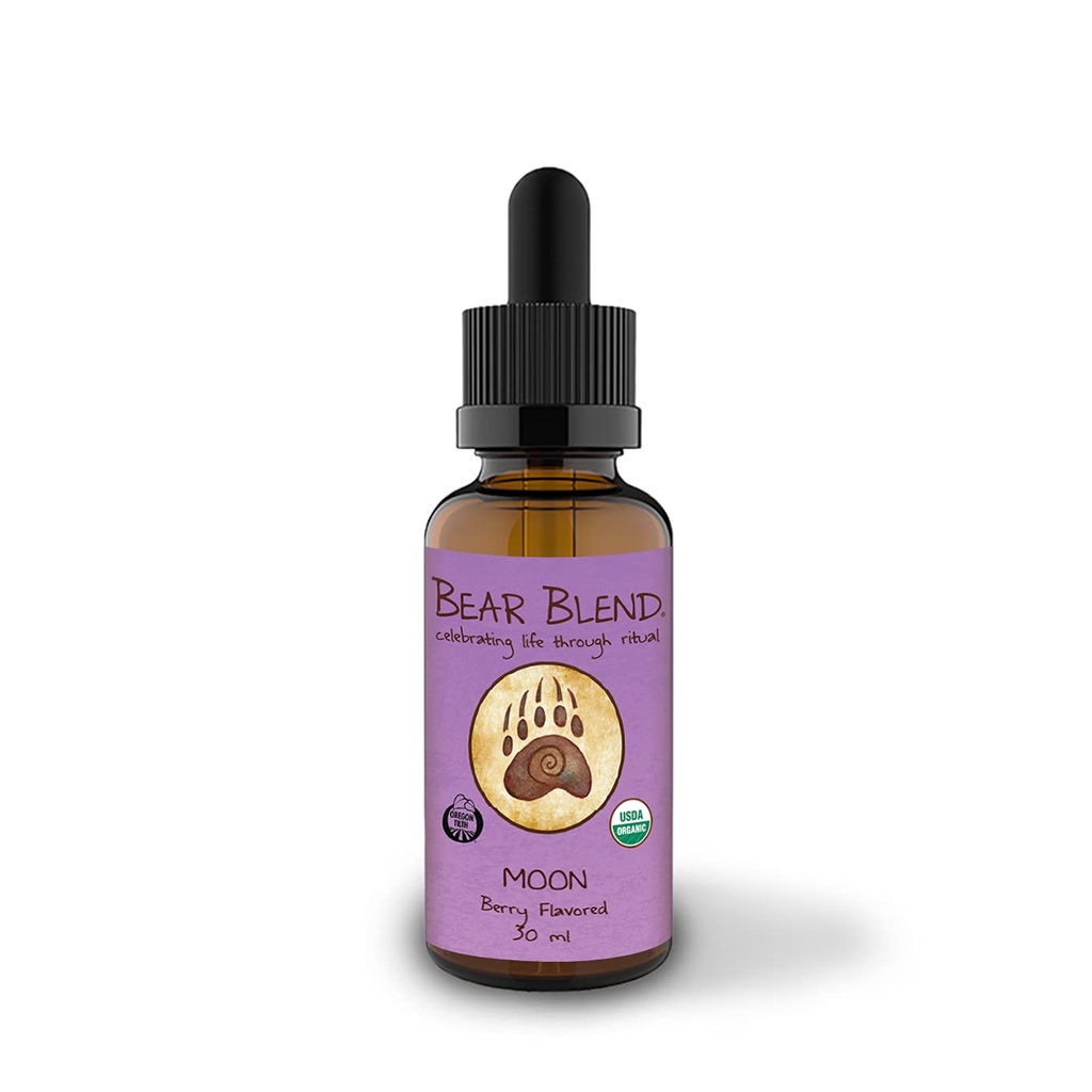 Bear Blend Liquid Herbz - Moon - Berry Flavor - Herbal Elixir - 30 ml