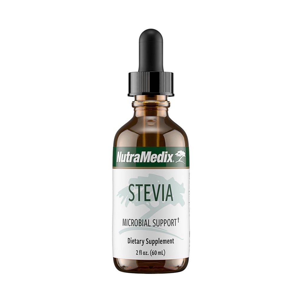 NutraMedix Sweet Leaf Stevia Liquid Drops - Sugar Free Sweetener von Pure Stevia Blatt Extrakt für mikrobielle Unterstützung - Low Carb, Ohne Zusatz von Zucker (2 oz / 60 ml)