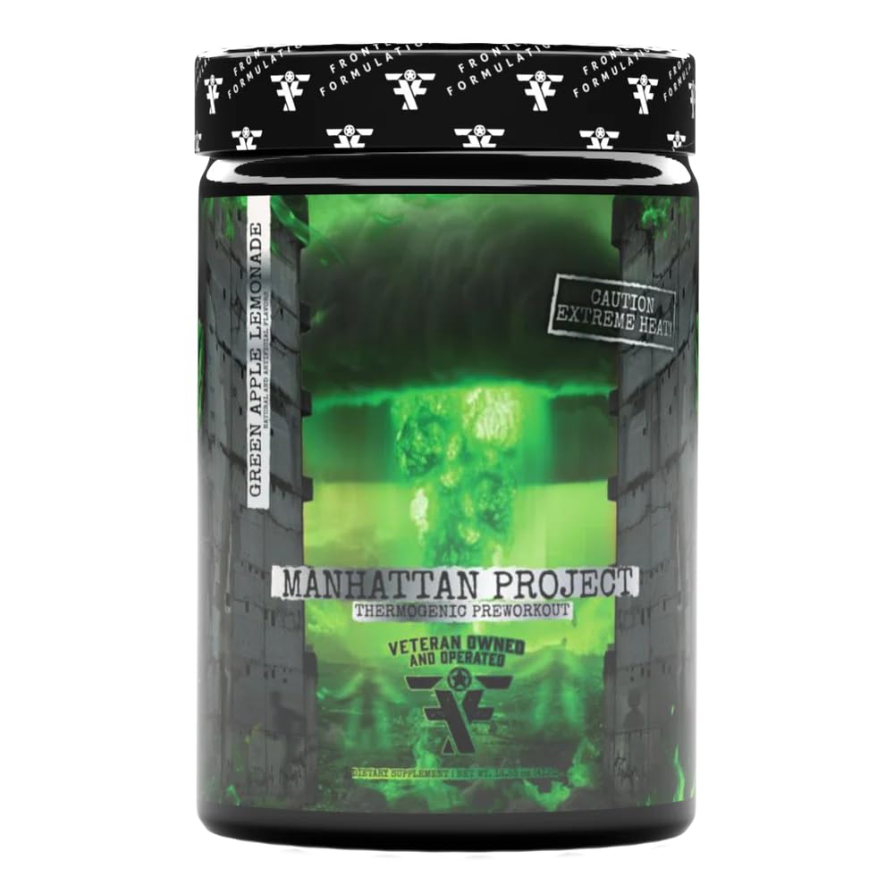 Manhattan Project, Thermogenic Pre - Workout, Insane Focus, Explosive Energy