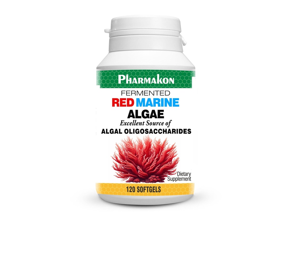 PHARMAKON Fermented Red Marine Algae Complex, Gigartina & Dulse, Reduced Carrageenan Content (120 Count)