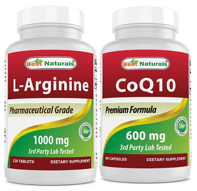 Best Naturals L-Arginin 1000 mg & CoQ10 600 mg