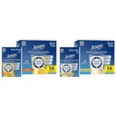 Juven Variety Pack, 28 Packets, Orange + Pineapple Coconut Flavor, Therapeutic Nutrition Drink Powder Including Collagen Peptides, Amino Acids, and HMB for Wound Healing Support