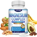 Magnesium Complex Supplement 1200mg - Advanced 7-in-1 Magnesium Blend - Glycinate, Citrate, Malate, Taurate, Oxide, Aspartate, Orotate – High Absorption Formula – Non-GMO, 90 Capsules