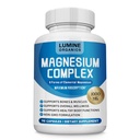 Magnesium Complex Supplement 1000mg, Advanced 8-in-1 Magnesium Blend, Non-GMO, 90 Capsules (1)