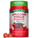 Nature's Truth Apple Cider Essig Gummis | 600 mg | 75 Gummis | Apple Flavor | Vegan, Non-GMO, Gluten Kostenlose Ergänzung