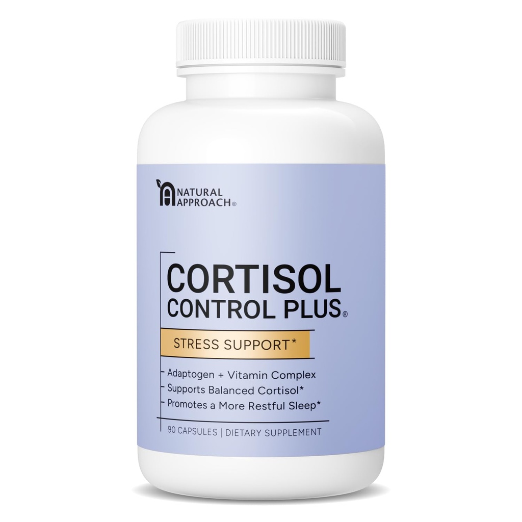 Supplemento Cortisol per le donne e gli uomini - High Cortisol Manager per il supporto Rilassamento, Calma, Riposante Sonno & Detox - Ashwagandha, Magnesio, Rhodiola, Magnolia & More - USA Prodotto - 90 Capsule