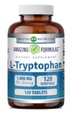 Incredibile Formulas L-Tryptophan 1000mg Tablets Supplemento | Non OGM | Gluten Free | Made in USA (120 Count)