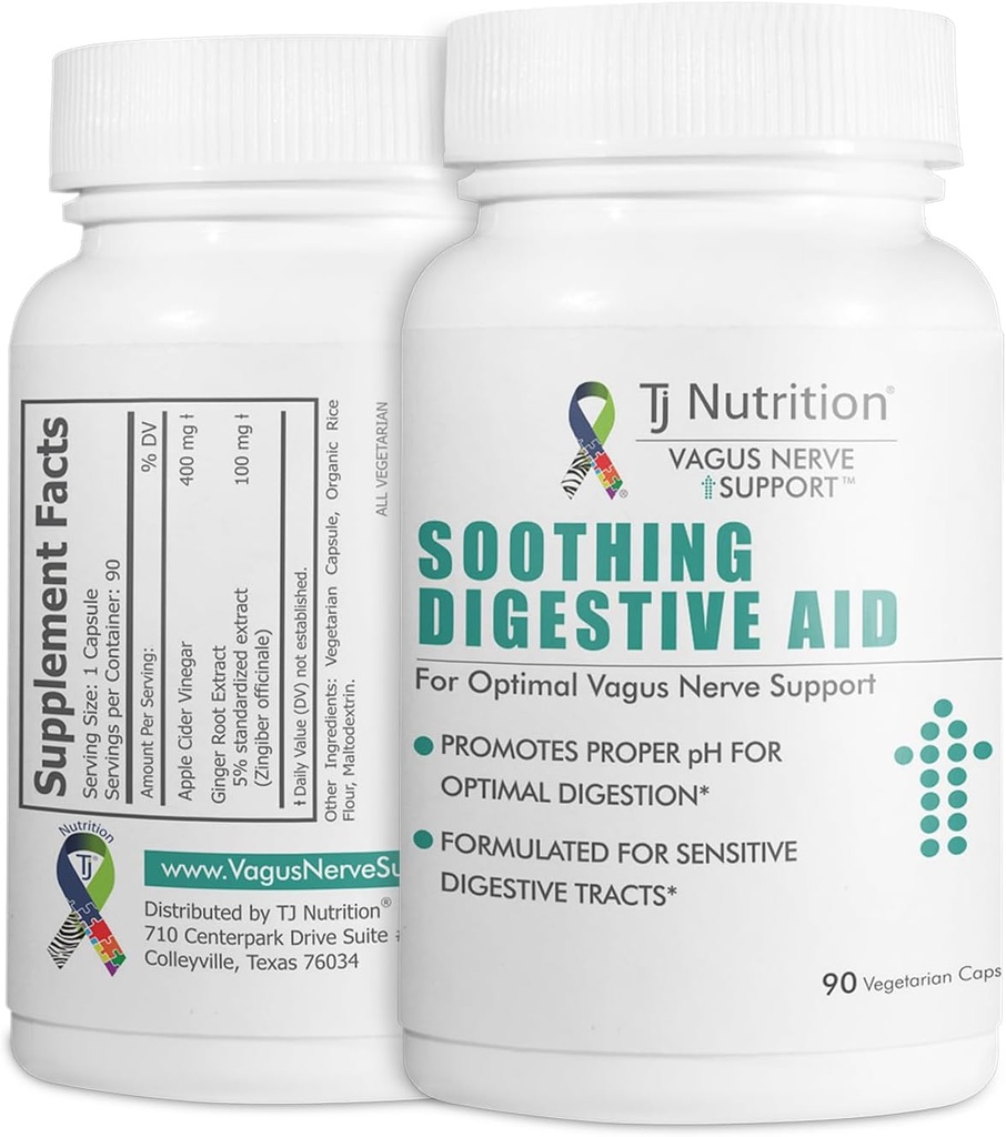 Digestive Health Support - Soothing Digestive Aid with Vagus Nerve Support™ for Optimal pH and Enhanced Digestion Comfort