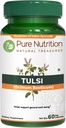 Pure Nutriton Tulsi Extract 708mg - 60 Caps (estratto Equiv. a 2585mg Basil Leaf Powder) con Eugenols e Acido Ursolico | 60 Caps | Non OGM | Una volta al giorno | 60 giorni di alimentazione.
