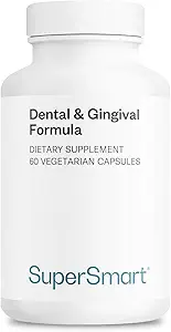 SuperSmart - Formule dentaire et gingivale (brevetée) - Supplément de soins buccodentaires - avec TEES-10--GMO et végétalien - 60 Capsules végétariennes