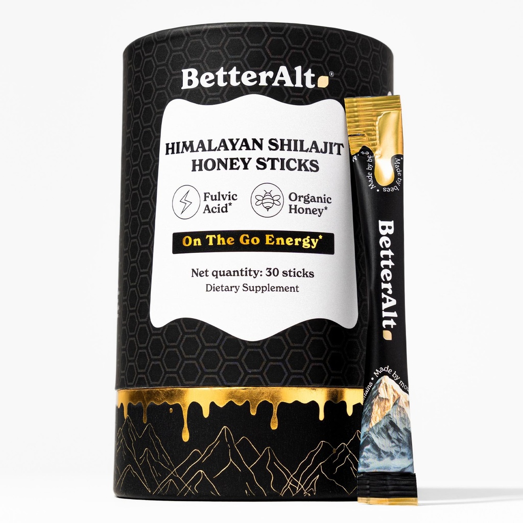 Besser Alt reine Himalaya Shilajit Sticks mit Bio-Lifestyle, Saffron | Einfach zu beschwören Shilajit| 30 Sticks für Energie-Boost & Immun-Unterstützung, 85+ Trace Minerals, 75% + Fulvic Säure