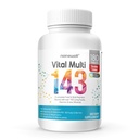NANOWELL Vital Multi 143 - Multivitamin & Multimineral Supplement with 20 Vitamins and 72 Minerals,143 Ingredients Total - 180 Tablets, 30 Day Supply