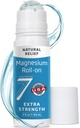Seven Minerals Extra Strength Magnesium Roll On Stick - Pure USP Grade Magnesium for Feet, Sleep, Muscle Pain & Cramps - Fast Absorbing & Mess-Free, USA Made, 3 Fl Oz