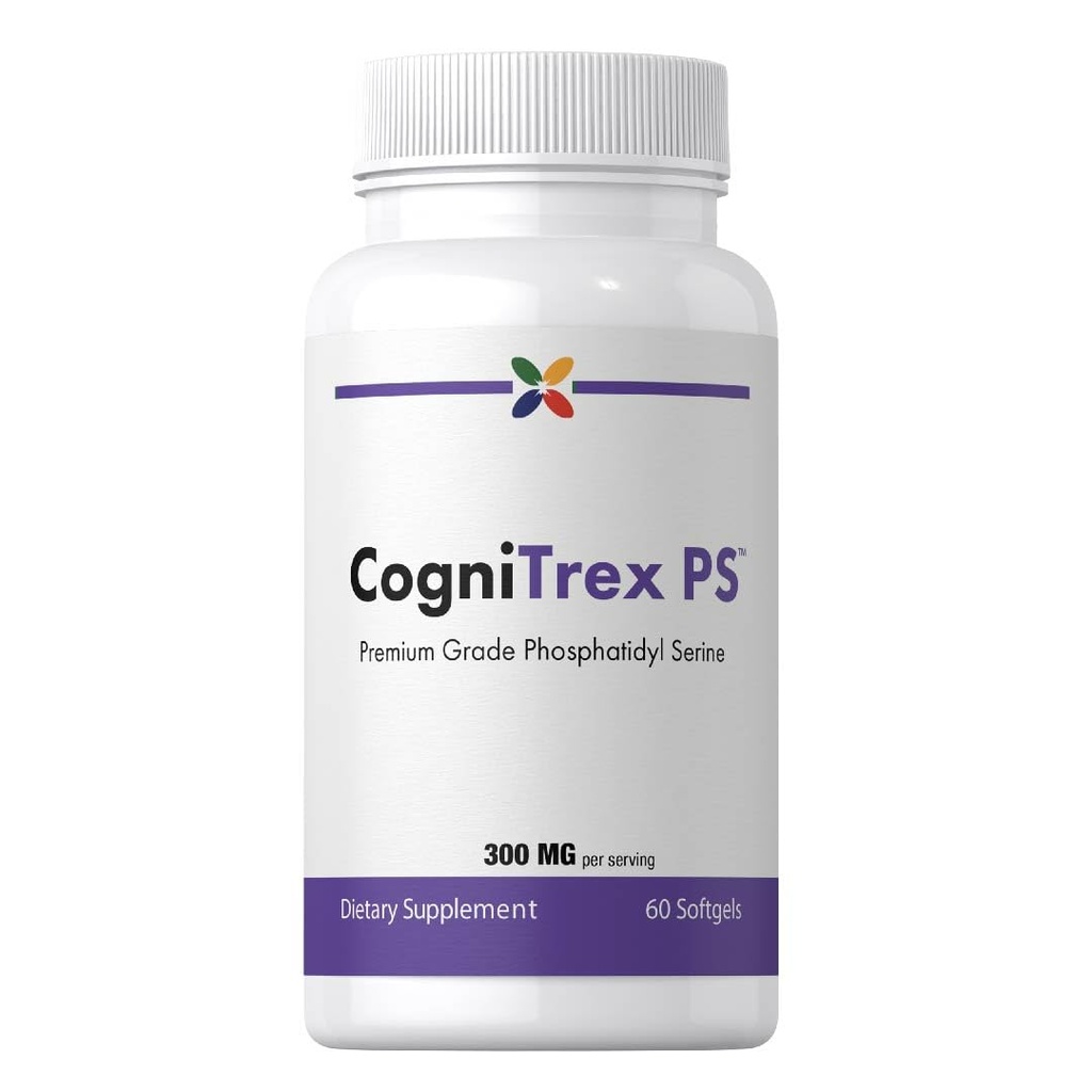 Stop Aging Now - Phosphatidyl Serine Supplement CogniTrex PS - 300mg - 60 Softgels