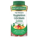 Nature’s Bounty High Absorption Magnesium Glycinate Gummies, 100 mg Magnesium Per Serving, Whole Body Health, No Stick Gummy, Peach Mango Flavor – Vegetarian & Gluten Free – 60 Count/30 Servings
