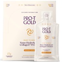 ProT Gold Liquid Collagen Protein Shot, 17g klar Protein Nano-Hydrolyzed Grass Fed Collagen, 2g Arginin für Wound Support, Glutenfrei, Zuckerfrei, 0g Carbs, Orange Creme, 1 fl oz, 24 Pack
