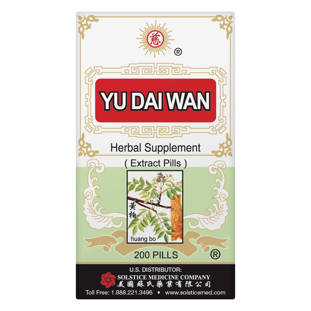 Solstice Medicine Company Yu Dai Wan Herbal Supplement (200 Pills) (1 Bottle)
