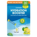 nutrazul Hydration Booster, Electrolytes Powder Sticks with Sodium, Potassium, Vitamin B6 & B12, No Artificial Sweeteners, Lemon Lime Flavor, 30 Sticks