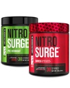 Jacked Factory Nitrosurge Pre-Workout in Cherry Limeade & Watermelon Nitrosurge Shred Thermogenic Pre-allenamento per uomini e donne