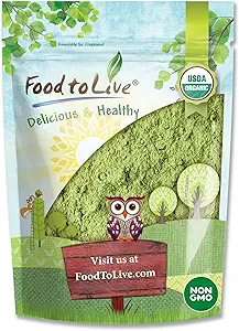 Lebensmittel zu leben Bio SuperGrass Pulvermischung – Mixed Alfalfa, Gerste Grass und Wheatgrass Pulver. Non-GMO, Pure Superfood, Vegan, Kosher, Bulk. Mischt gut. Perfekt für Smoothies und Shakes