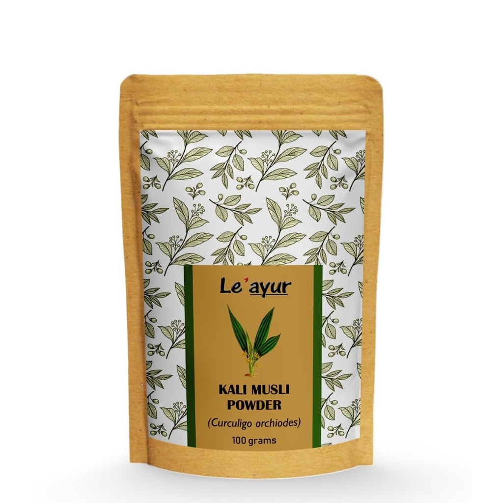 Le'ayur Kali Musli (Curculigo Orchiodes) Powder, 100 GMS