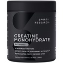Recherche sportive Créatine monohydratée - gain de masse musculaire, améliorer la performance et la force et soutenir la récupération d'entraînement - 5 g Créatine micronisée - 10,58 oz