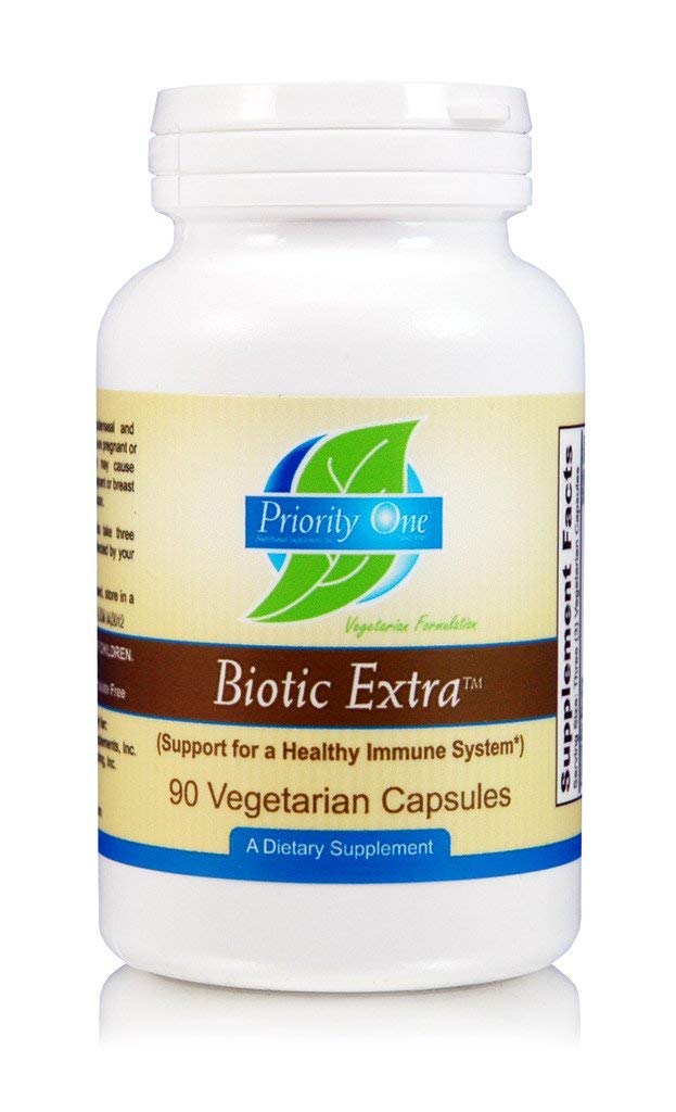 Priority One Vitamins Biotic Extra 90 Vegetarian Capsules - Immune System Support.*