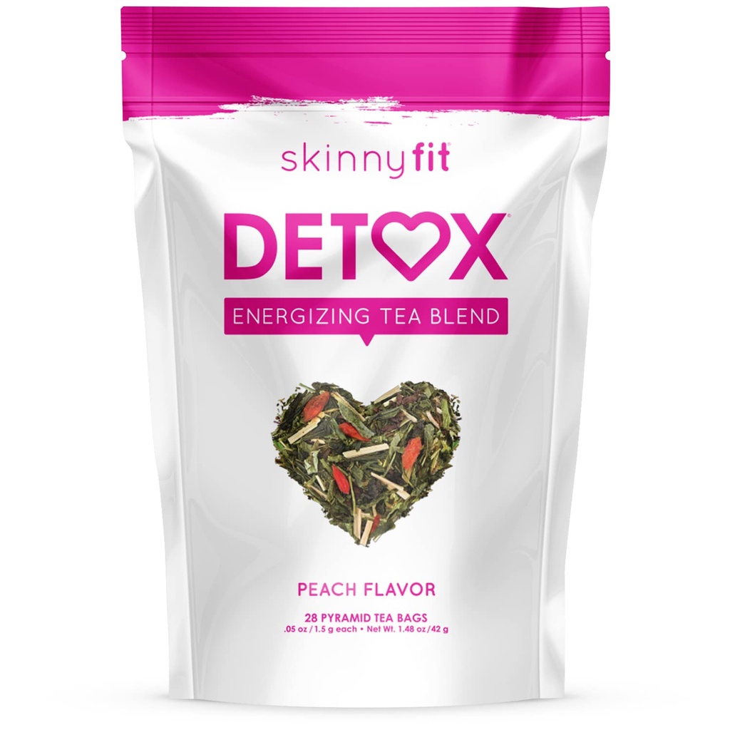 SkinnyFit Detox Tea: All-Natural, Laxative-Free, unterstützt ein gesundes Gewicht, hilft, Bloating, natürliche Energie zu reduzieren, unterstützt Immunsystem, Vegan, 28 Portionen