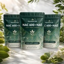 Standard Lab NAC 600mg & NAD+ Daily Complex Capsules, NAC Supplement, Non-GMO, Gluten Free, 300 Softgels (3PCS)