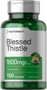 Horbaach Blessed Thistle Capsules | 150 Count | Max Potency | Non-GMO, Gluten Free Herb Supplement