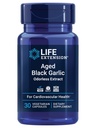 Life Extension Aged Black Garlic, Heart Health Support Supplement, Blood Pressure Health Support, Cholesterol Health Support, Einmal täglich, Glutenfrei, Vegetarisch, Non-GMO, 30 Kapseln