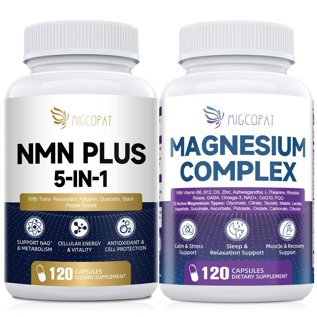 Migcopat Magnesium Complex + NMN Supplement 1000mg