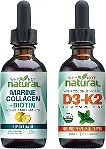 Perché non collagene liquido naturale e vitamina D3 K2 gocce
