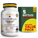 Korean Skincare, Skin Nail Hair Complete, Biotin with Folate, Magnesium, Vitamins, 60 Capsules (5)
