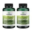 Swanson Pferdeschwanz - Kräuterergänzung Unterstützung gesundes Haar, Haut und Nägel - Natürliche Inhaltsstoffe für Knochen Gesundheit und Harnwege Unterstützung - (90 Kapseln, 500mg Jeder) (2 Packung)