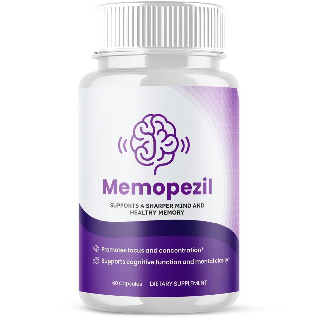 Memopezil Brain Capsules, Memopezil Pills with All Natural Ingredients, Advanced Formula Health and Wellness Support Supplement Pills with Maximum Strength Multivitamins Support (60 Capsules)