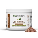 Poudre de réparation par rupture de microbiome - Saveur de chocolat - Has Lactobacillus Strains, Bone Broth & Collagen - Source de L-Glutamine - Gas & Bloating Relief - Améliore la santé Gut - 30 portions - 150g