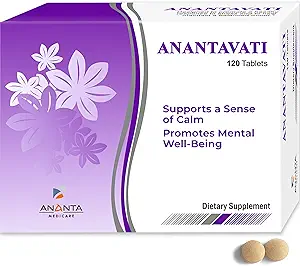 Anantavati Sleep Supplement – Extra Strength Bacopa für Stress Relief & Tiefschlaf – 120 vegetarische Tabletten