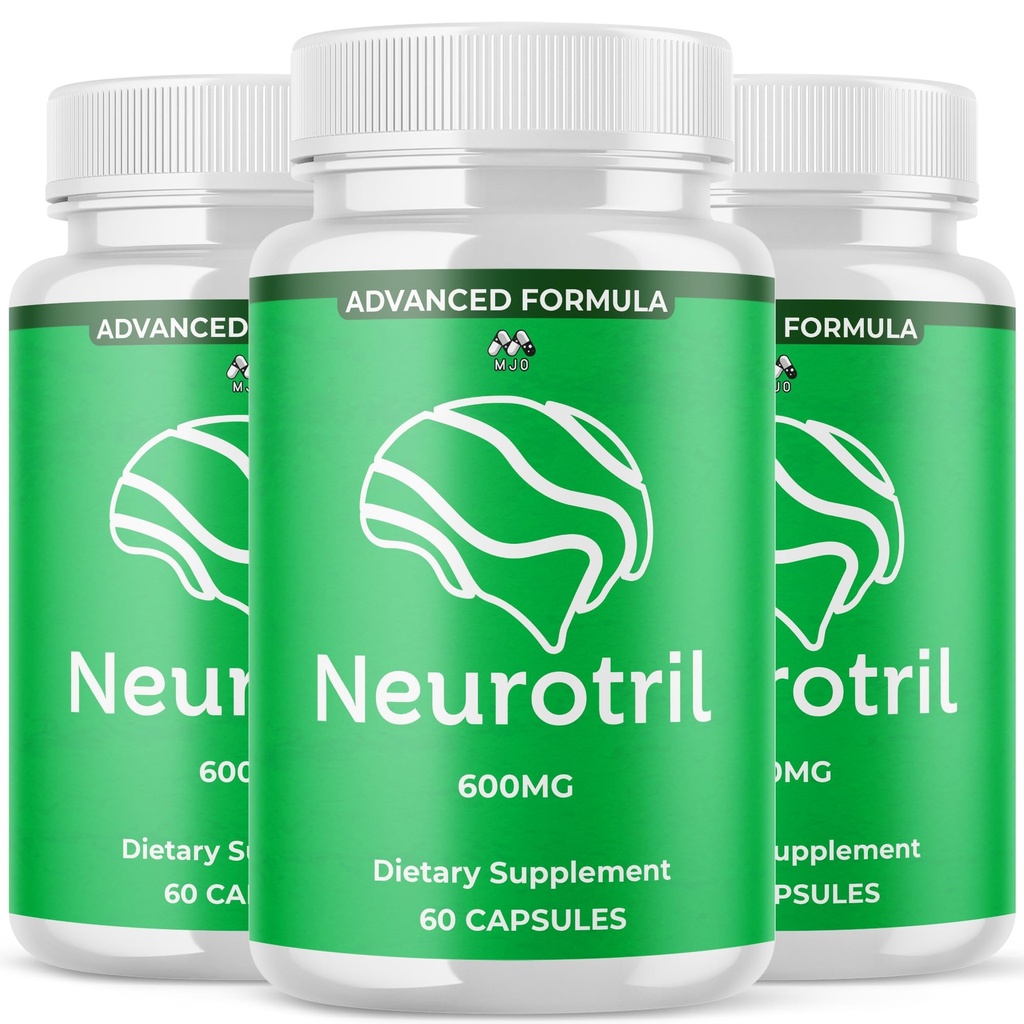 (3 Pack) Neurotril Capsules, Official Neuro tril Pills with All Natural Ingredients, Advanced Overall Health and Wellness Vitamin Formula with Maximum Strength Multivitamins Support (180 Capsules)