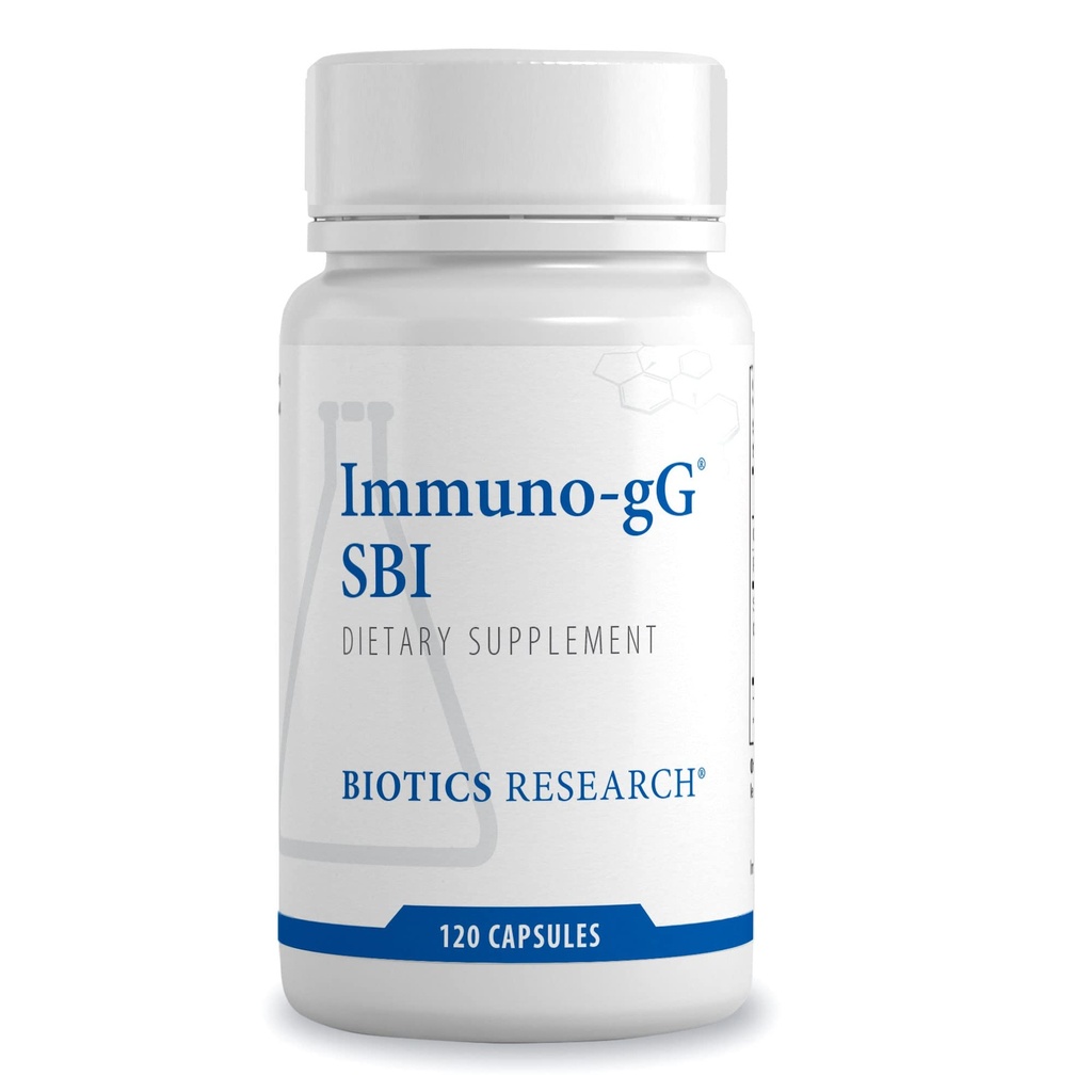 Biotics Research Ultimate Immuno-gG® SBI, Complete Gut Health and Immune Support, Dairy Free, Immunoglobulin Konzentrat für Immunität und Enhanced Digestive Support, Gut-Friendly, Allergen Free.