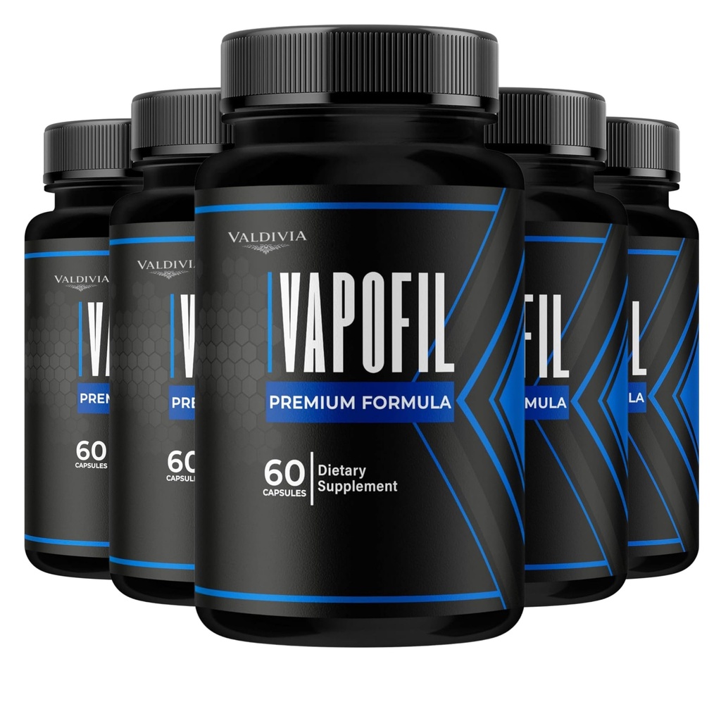 Vapofil Capsules - Official Vapofil Pills Advanced Premium Supplement Support - Maximum Strength, All Natural Vapofil Vitamin for Overall Health & Wellness Reviews, 300 Capsules for 5 Months