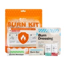 RHINO RESCUE Burn Kit, 4pcs Burn Dressings 4x4”, 8pcs Burn Gel Packets 3.5g, 4pcs Burn Pads, First Aid Kit Kühlen beruhigende Creme Relief mit Bandage, Nitrile Handschuhe, Scheren, Tape, HSA/FSA Eligible