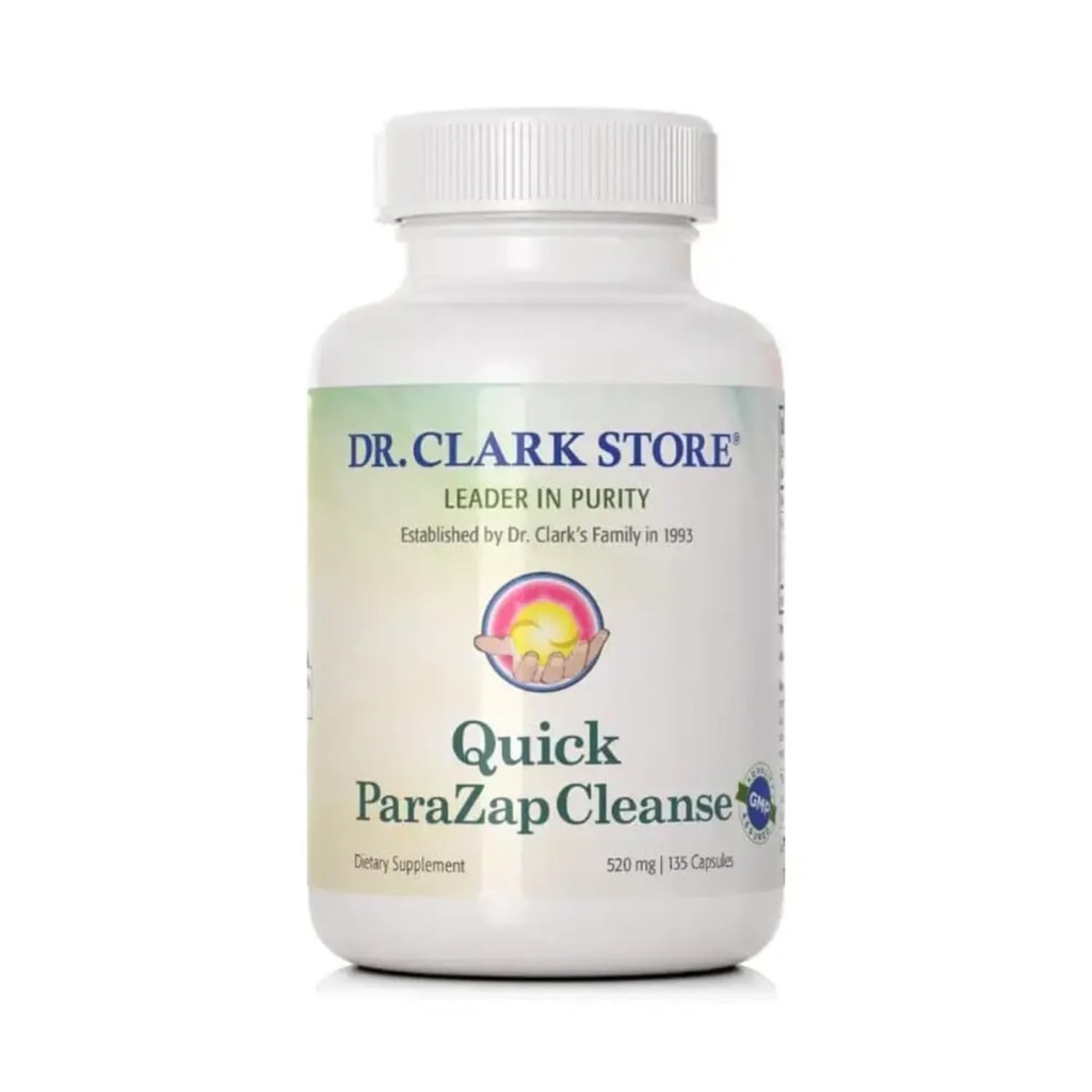 Dr Clark Store para-Zap – 520mg, 135 Capsule, Supporta la salute digestiva & Gut Balance
